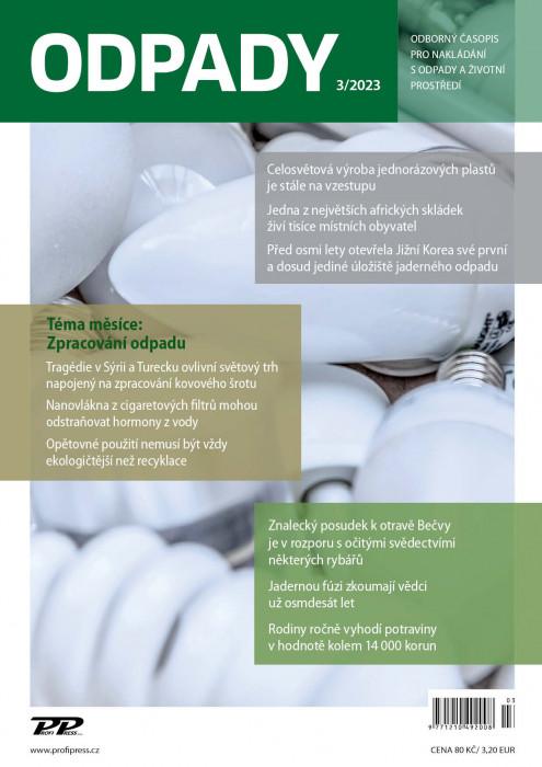 Obálka titulu Odpady - vydanie č. 3/2023