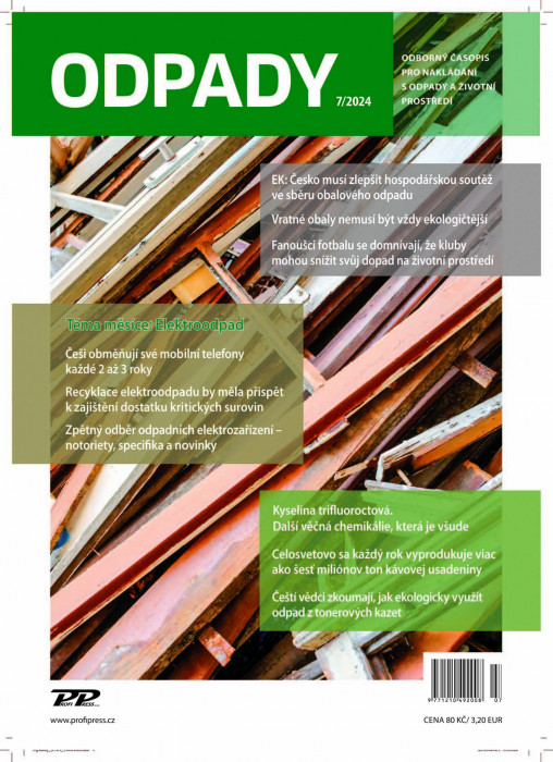 Obálka titulu Odpady - vydanie č. 7/2024
