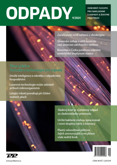 Obálka titulu Odpady - vydanie č. 9/2024