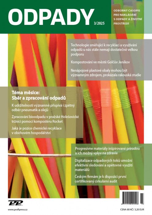 Obálka titulu Odpady - vydanie č. 3/2025