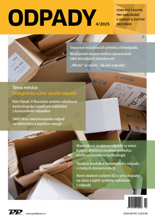 Obálka titulu Odpady - vydanie č. 4/2025