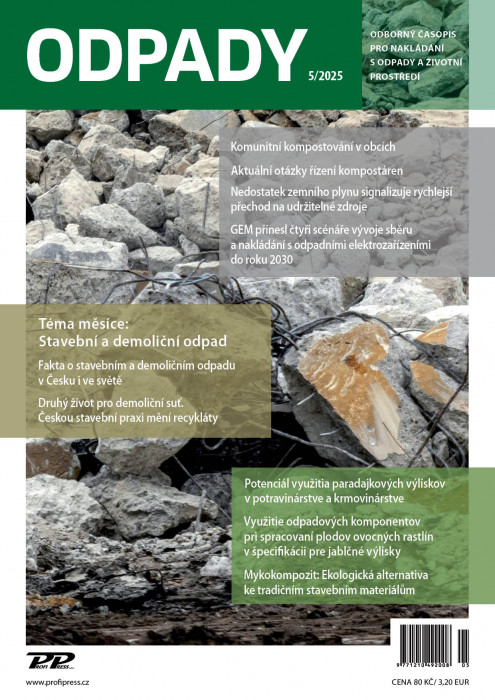 Obálka titulu Odpady - vydanie č. 5/2025