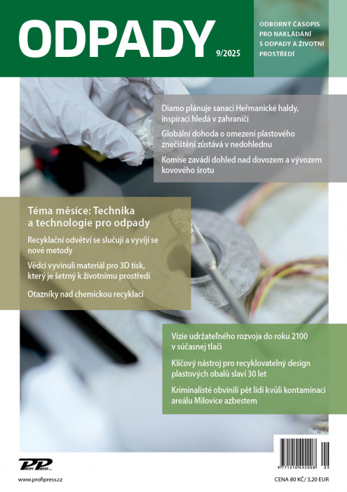 Obálka titulu Odpady - vydanie č. 9/2025