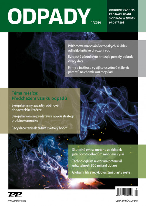 Obálka časopisu Odpady