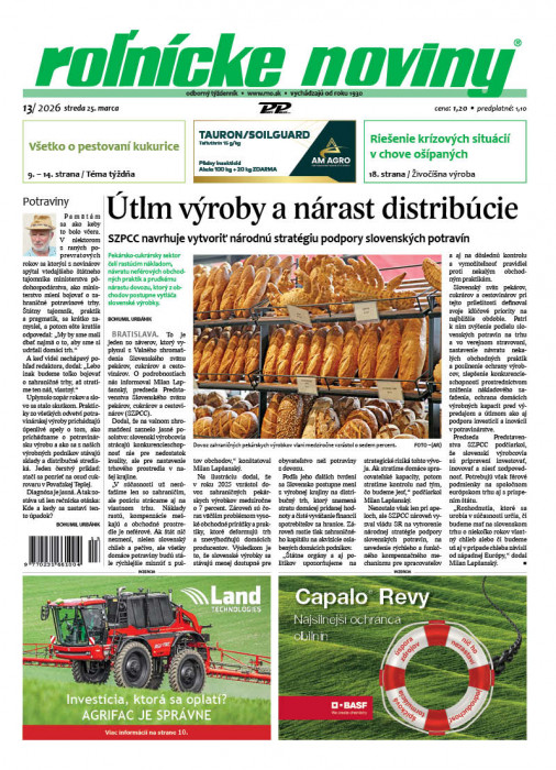 Obálka titulu Rolnické noviny