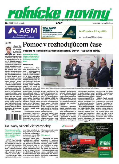 Obálka titulu Rolnické noviny