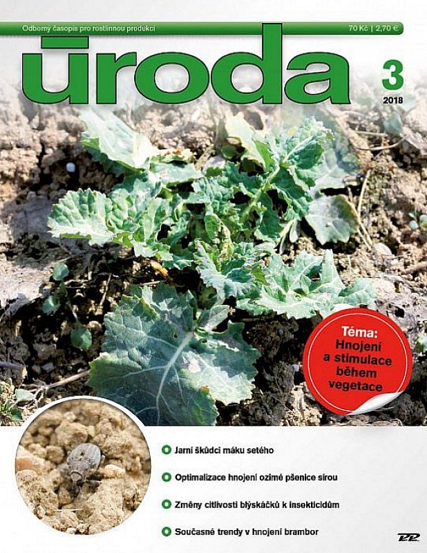Obálka titulu Úroda/Rostlinolékař - vydanie č. 3/2018