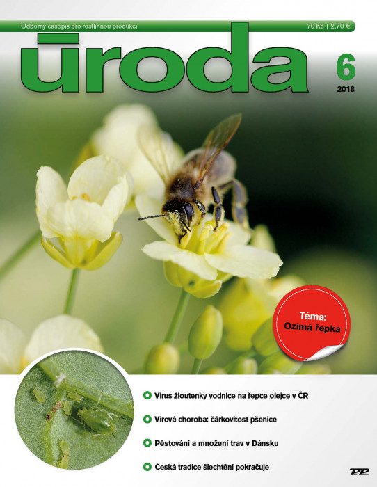 Obálka titulu Úroda/Rostlinolékař - vydanie č. 6/2018
