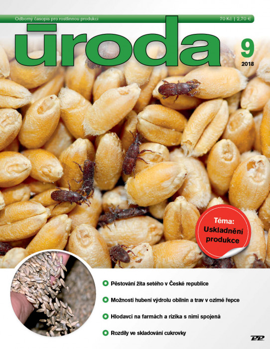 Obálka titulu Úroda/Rostlinolékař - vydanie č. 9/2018