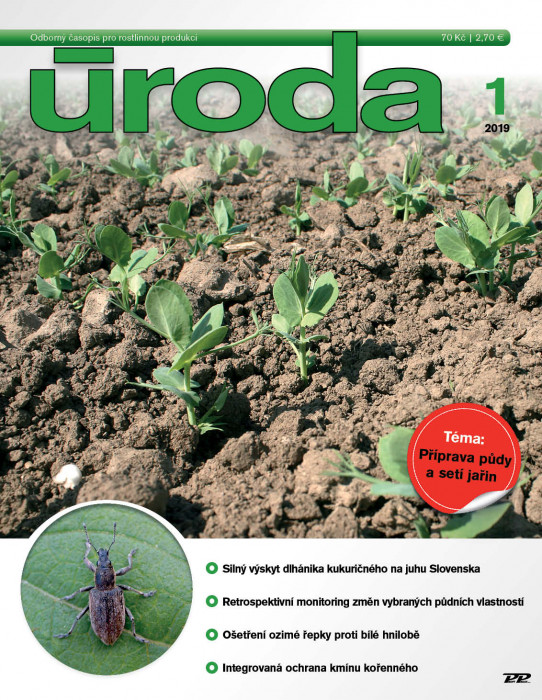 Obálka titulu Úroda/Rostlinolékař - vydanie č. 1/2019