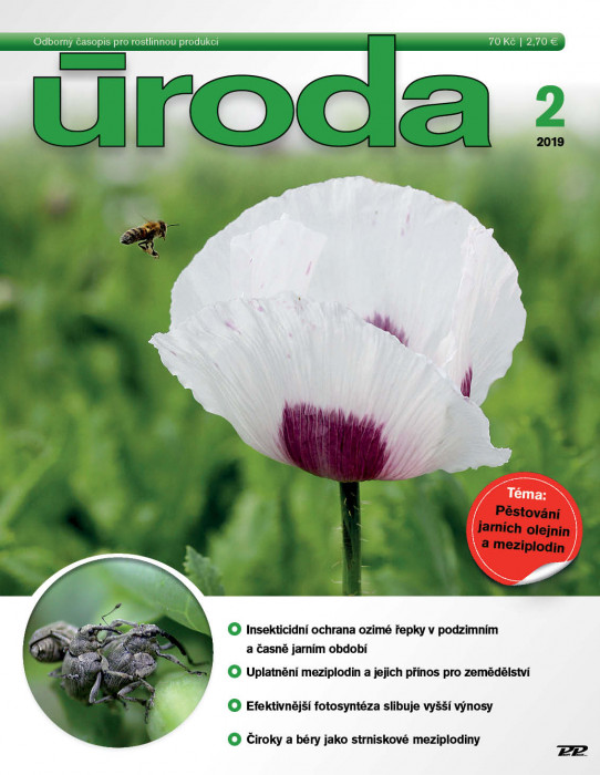 Obálka titulu Úroda/Rostlinolékař - vydanie č. 2/2019