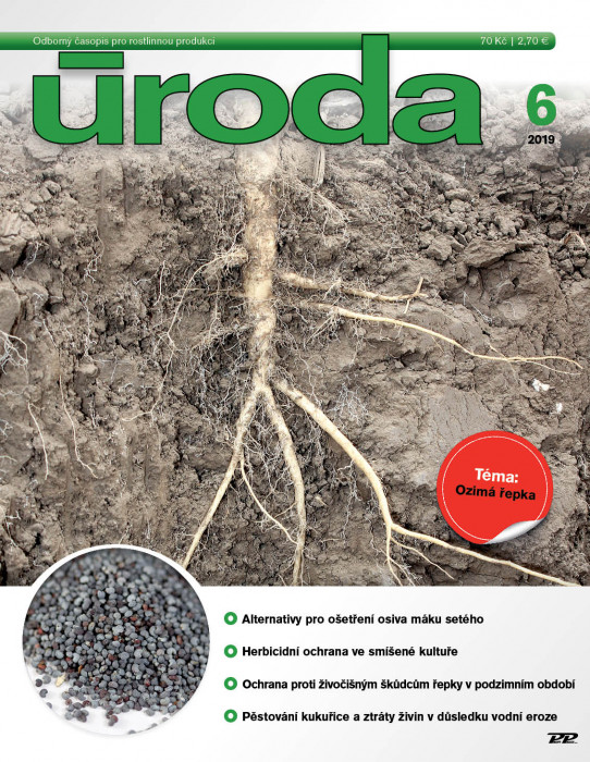 Obálka titulu Úroda/Rostlinolékař - vydanie č. 6/2019