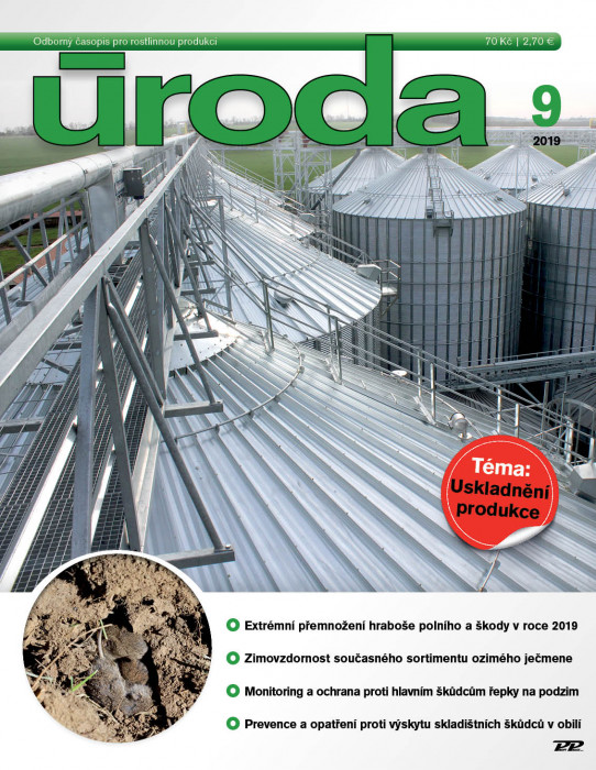 Obálka titulu Úroda/Rostlinolékař - vydanie č. 9/2019
