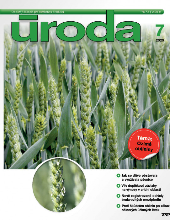 Obálka titulu Úroda/Rostlinolékař - vydanie č. 7/2020