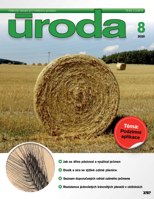 Obálka titulu Úroda/Rostlinolékař - vydanie č. 8/2020