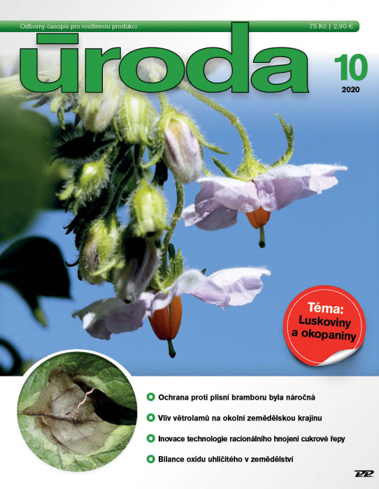 Obálka titulu Úroda/Rostlinolékař - vydanie č. 10/2020