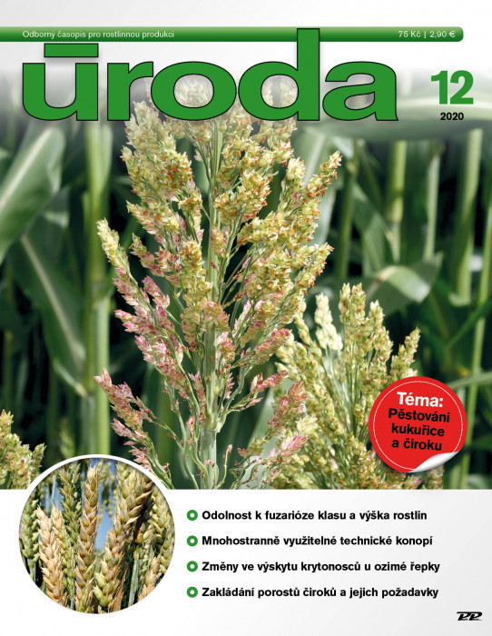 Obálka titulu Úroda/Rostlinolékař - vydanie č. 12/2020