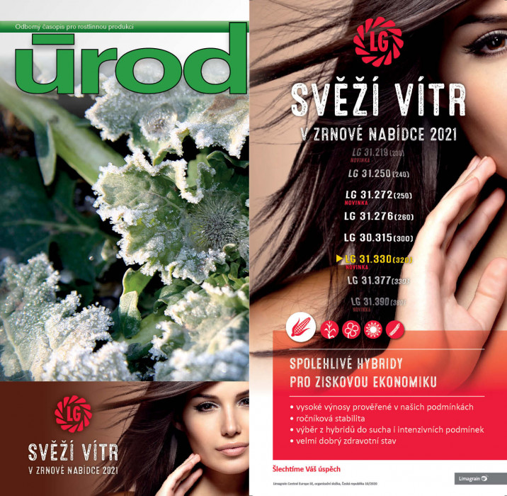 Obálka titulu Úroda/Rostlinolékař - vydanie č. 1/2021