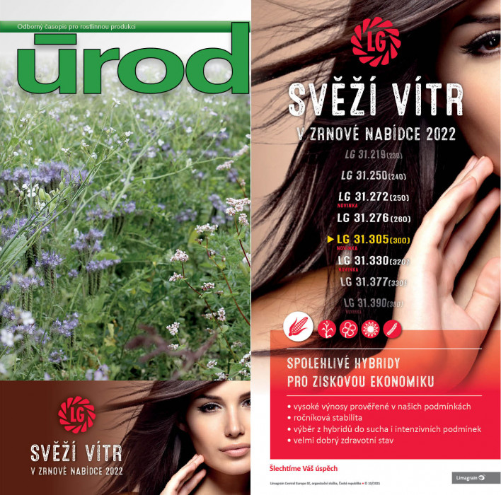 Obálka titulu Úroda/Rostlinolékař - vydanie č. 11/2021