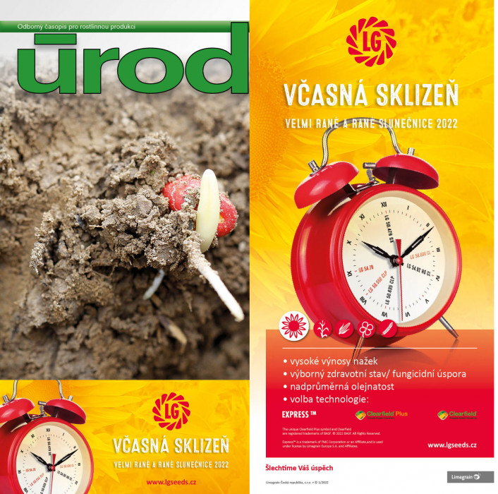 Obálka titulu Úroda/Rostlinolékař - vydanie č. 1/2022