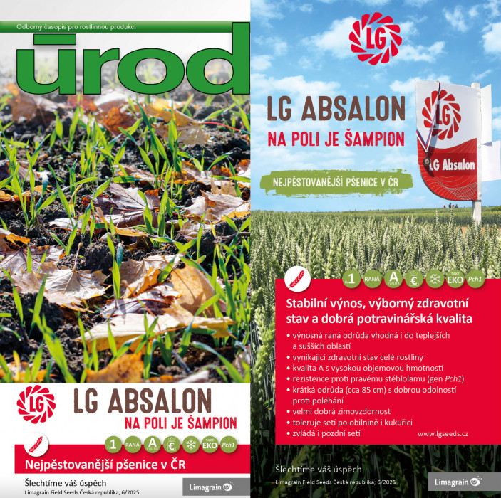 Obálka titulu Úroda/Rostlinolékař - vydanie č. 8/2025