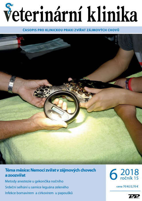 Obálka titulu Veterinární klinika - vydanie č. 6/2018