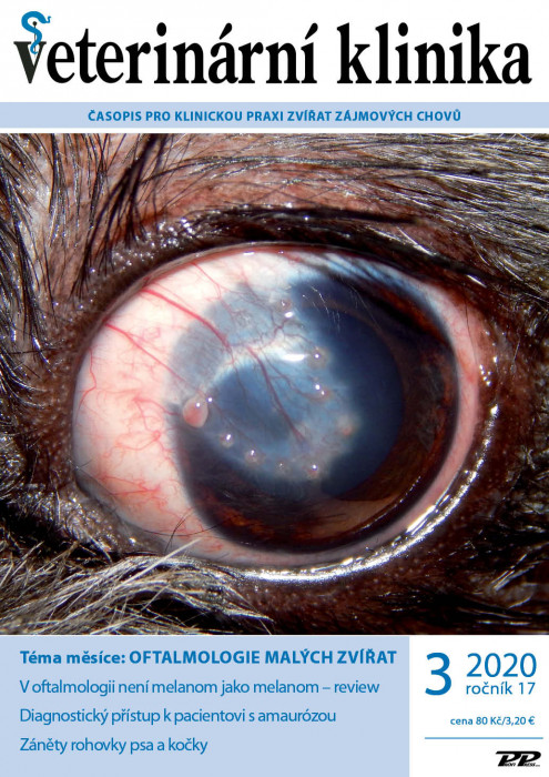 Obálka titulu Veterinární klinika - vydanie č. 3/2020