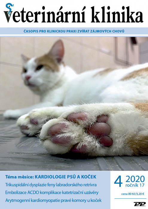 Obálka titulu Veterinární klinika - vydanie č. 4/2020