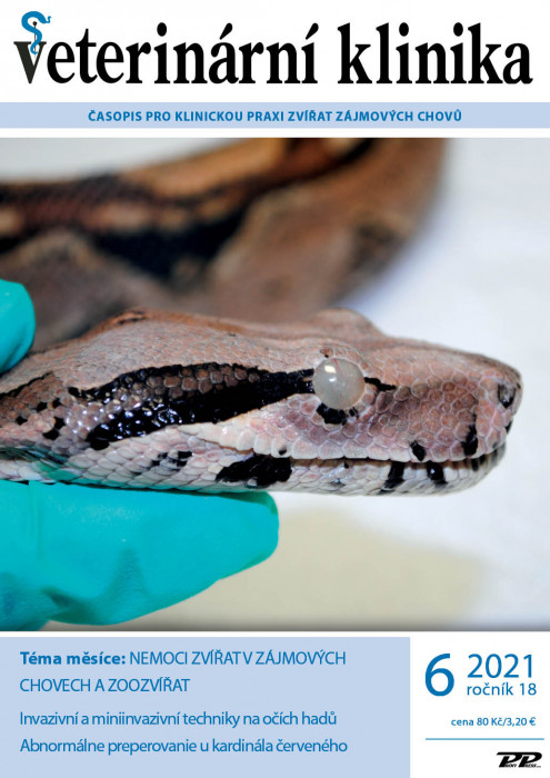 Obálka titulu Veterinární klinika - vydanie č. 6/2021