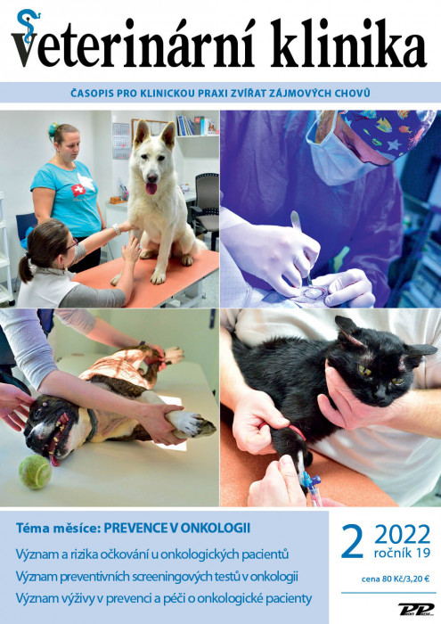 Obálka titulu Veterinární klinika - vydanie č. 2/2022