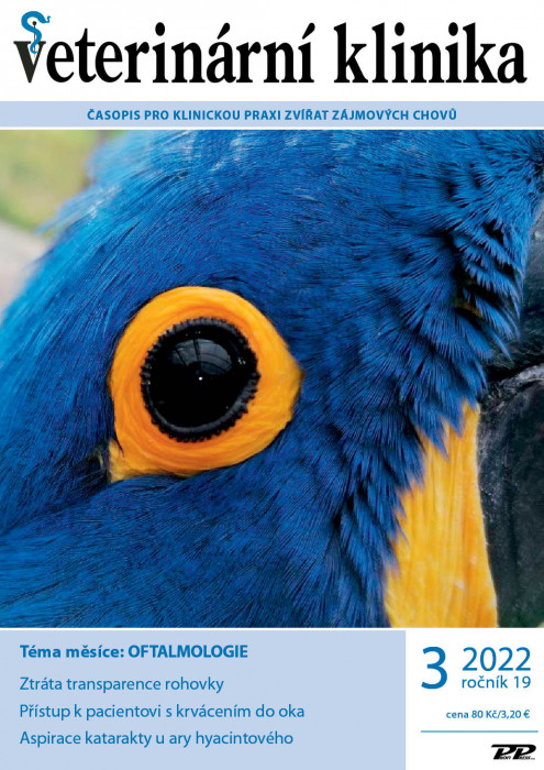 Obálka titulu Veterinární klinika - vydanie č. 3/2022