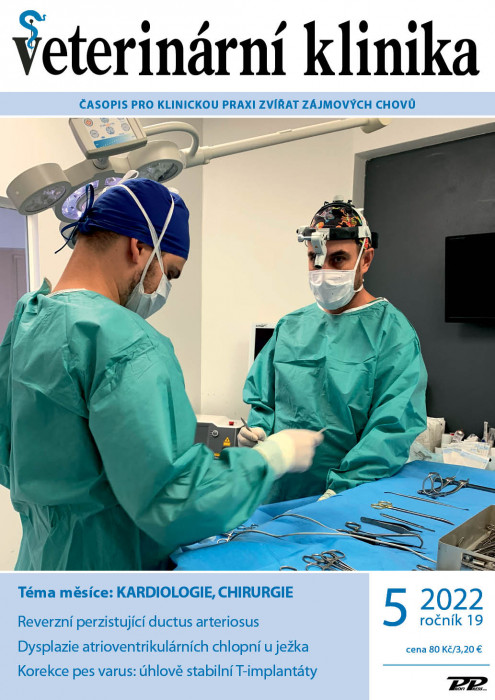 Obálka titulu Veterinární klinika - vydanie č. 5/2022