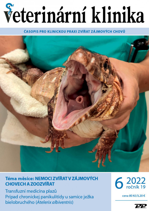 Obálka titulu Veterinární klinika - vydanie č. 6/2022