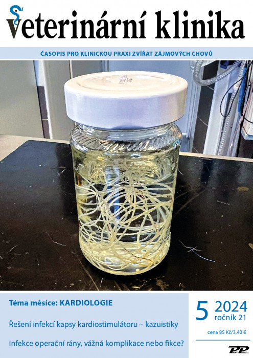 Obálka titulu Veterinární klinika - vydanie č. 5/2024