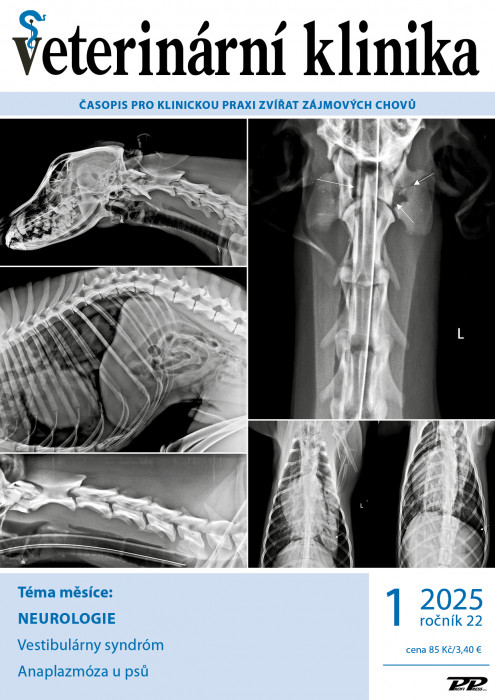 Obálka titulu Veterinární klinika - vydanie č. 1/2025