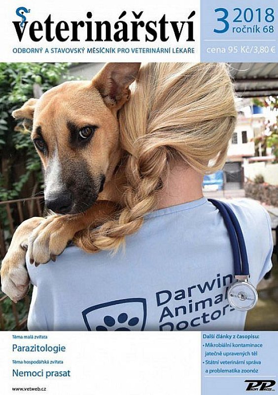 Obálka titulu Veterinářství - vydanie č. 3/2018