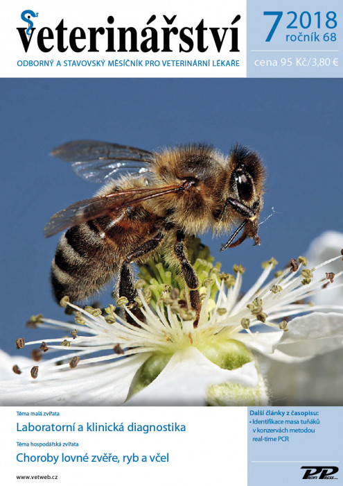 Obálka titulu Veterinářství - vydanie č. 7/2018