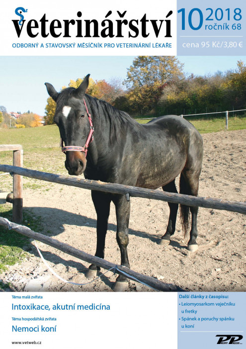 Obálka titulu Veterinářství - vydanie č. 10/2018