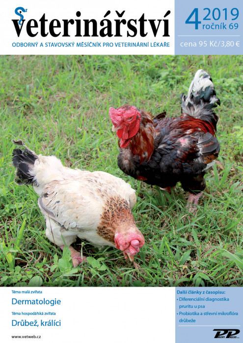 Obálka titulu Veterinářství - vydanie č. 4/2019