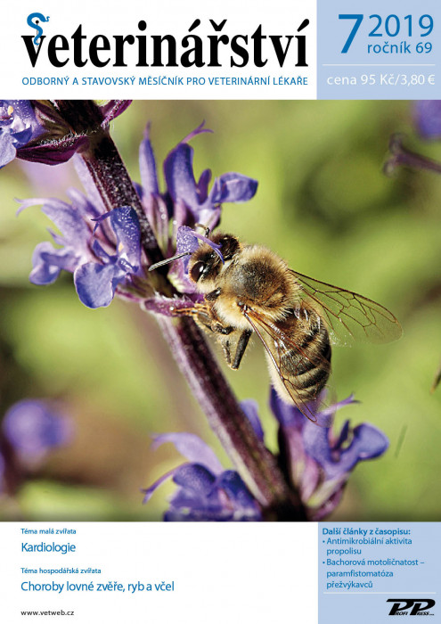 Obálka titulu Veterinářství - vydanie č. 7/2019