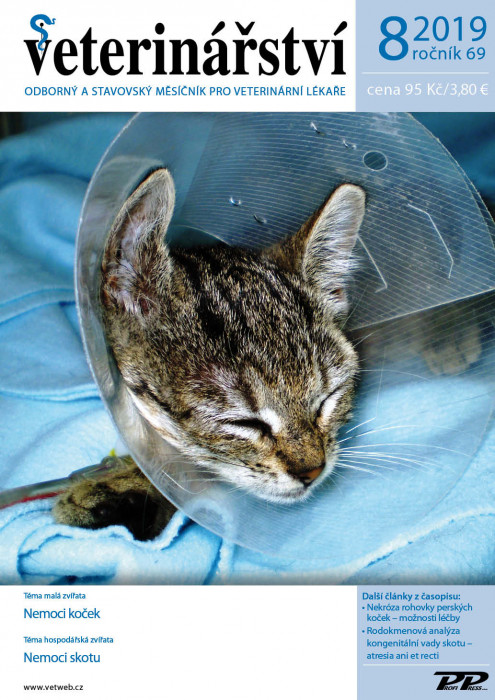 Obálka titulu Veterinářství - vydanie č. 8/2019
