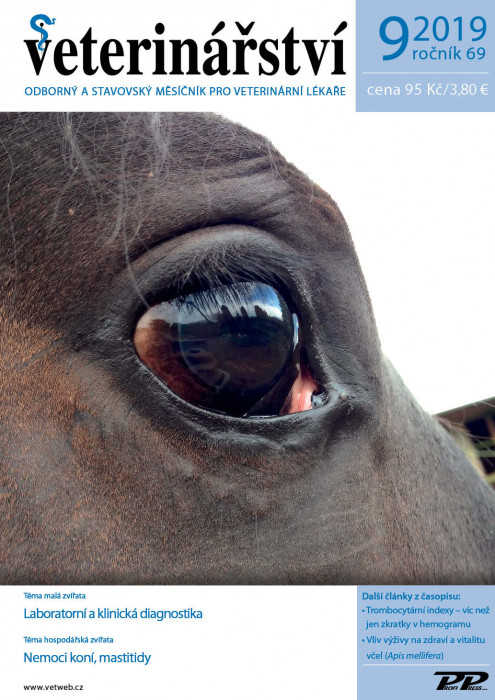 Obálka titulu Veterinářství - vydanie č. 9/2019
