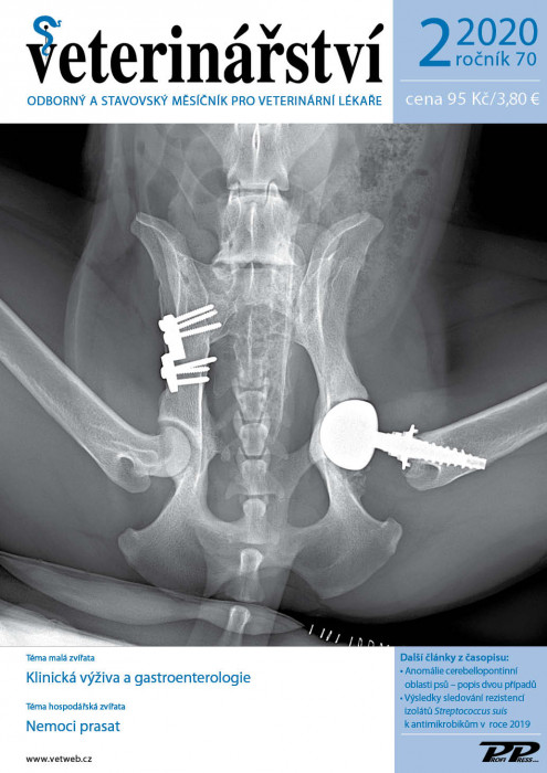Obálka titulu Veterinářství - vydanie č. 2/2020
