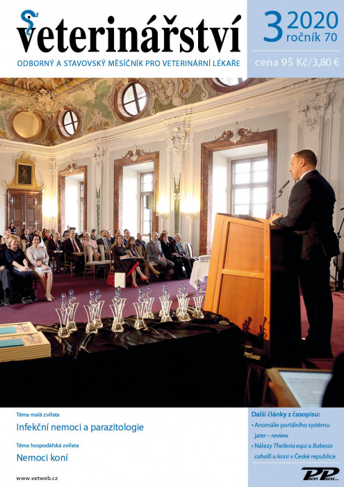 Obálka titulu Veterinářství - vydanie č. 3/2020