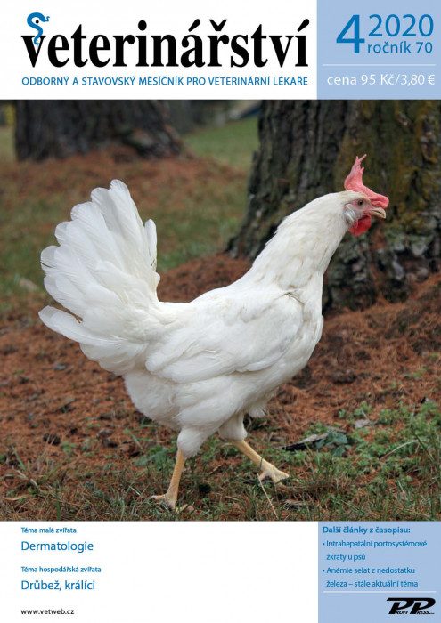 Obálka titulu Veterinářství - vydanie č. 4/2020