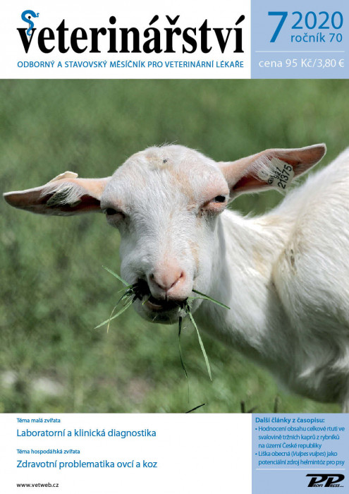 Obálka titulu Veterinářství - vydanie č. 7/2020
