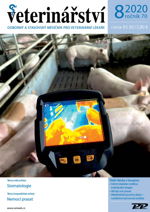 Obálka titulu Veterinářství - vydanie č. 8/2020