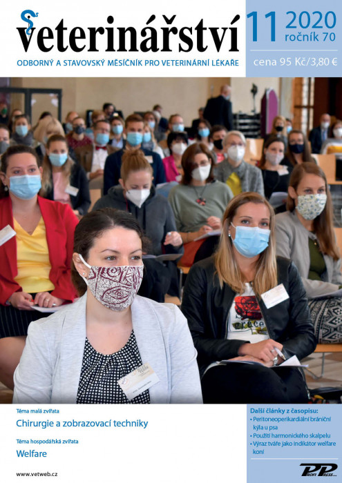 Obálka titulu Veterinářství - vydanie č. 11/2020