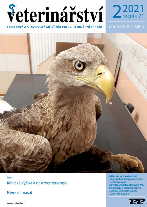 Obálka titulu Veterinářství - vydanie č. 2/2021