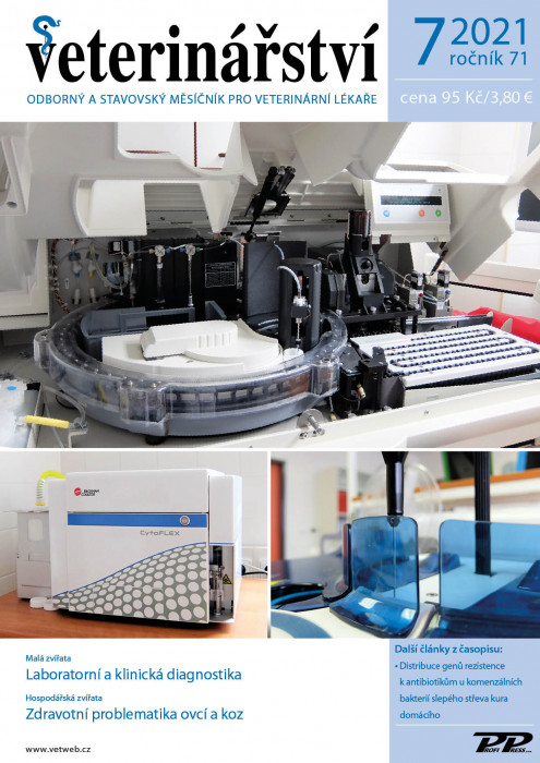 Obálka titulu Veterinářství - vydanie č. 7/2021
